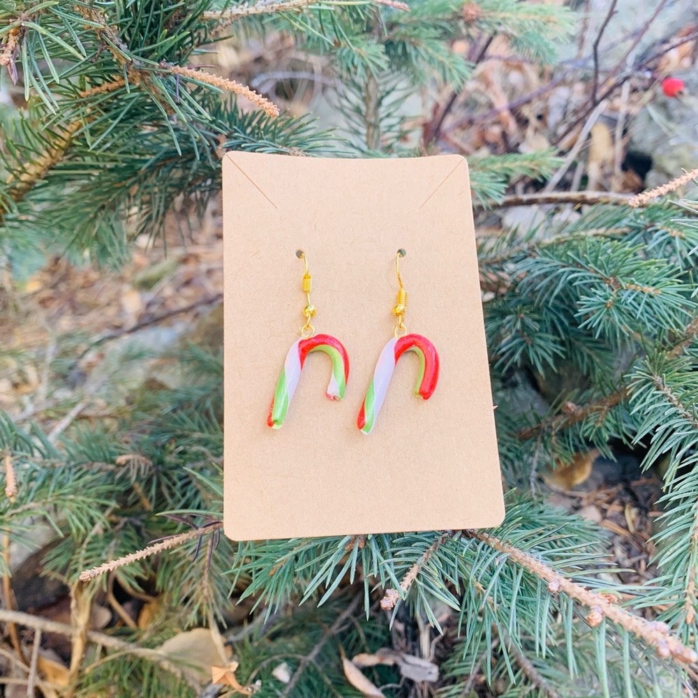 Candy Cane Lane Earrings🍭